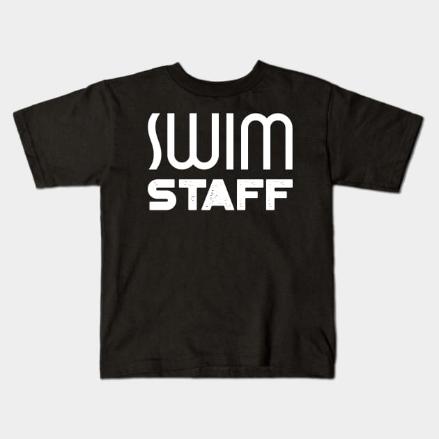 Swim team, swimming trainning, swimming pool staff v4 Kids T-Shirt by H2Ovib3s